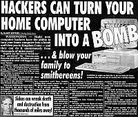 weekly news clipping - hackers can detonate your peecee from afar *sigh*