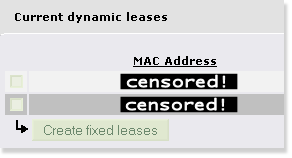 set and forget a fixed lease, instead. Router 'Fixed Lease'; in this instace, IPCop