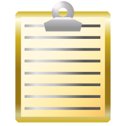 A cute Clipbard icon designed specifically for Clipboard As Name. It took a lot longer to make than the program.