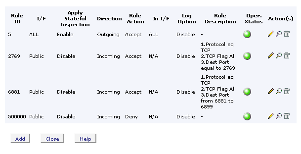 stealth firewall settings, click for the stealth page