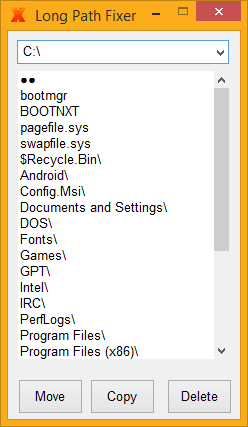 long path tool windows server 2012