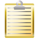 A cute Clipbard icon designed specifically for Clipboard As Name. It took a lot longer to make than the program.